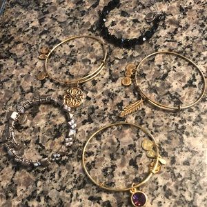 Bundle of Alex and Ani bracelets